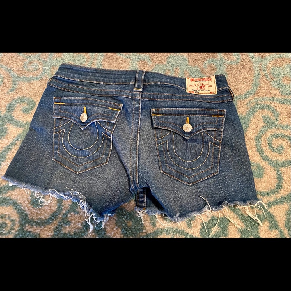 True Religion Cut Off Shorts 29